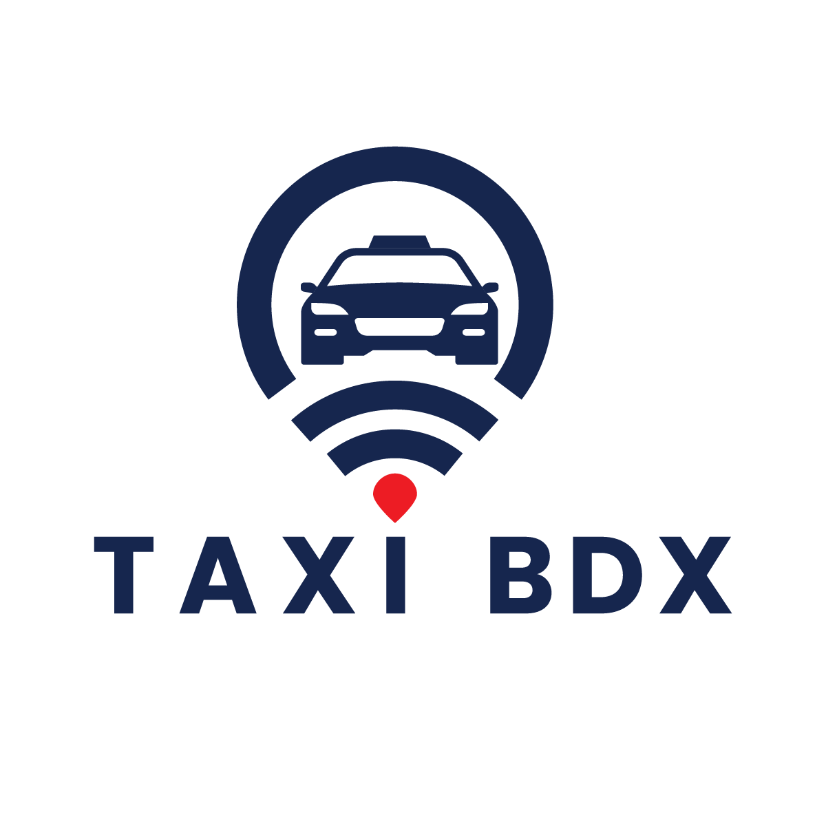 Logo Taxi Bdx réalisé par Kwickly Agency