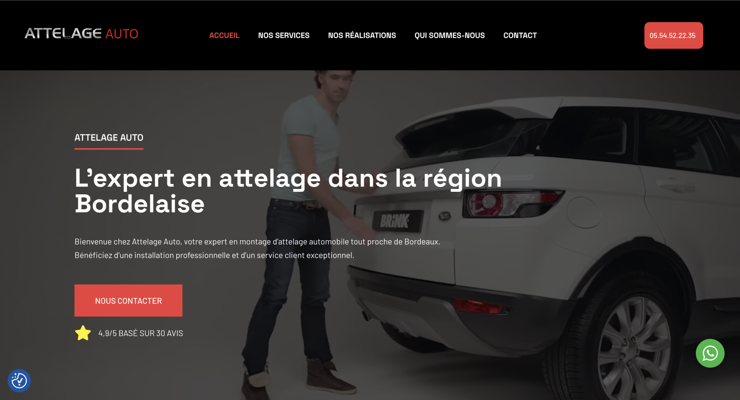 Page d'accueil Attelage Auto 33 kwickly agency